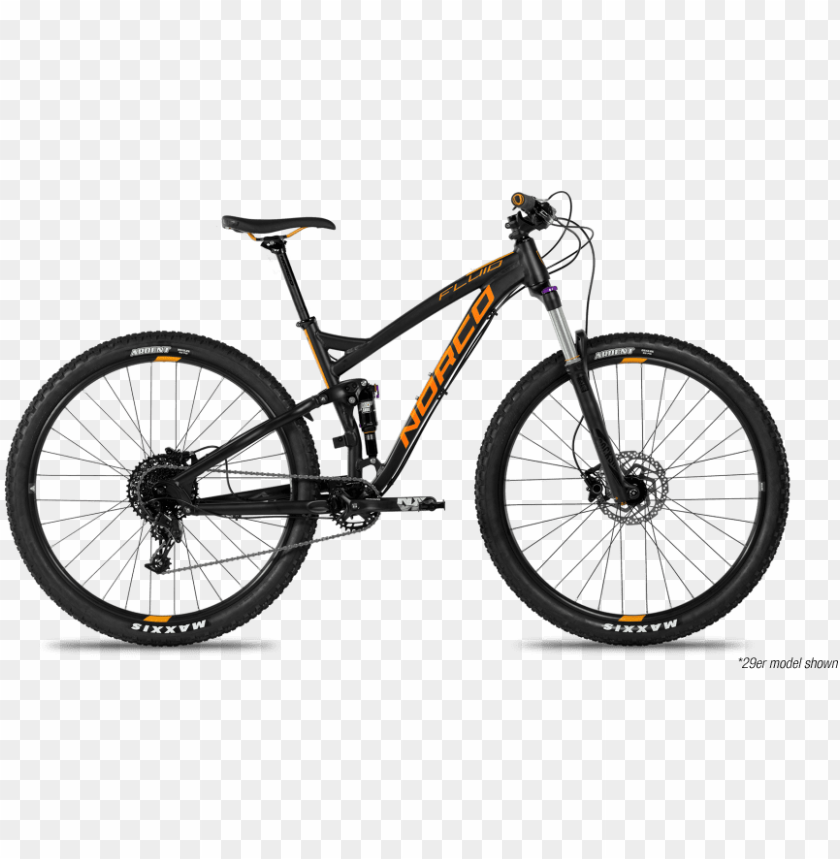 free PNG norco fluid fs 3 650b 2018 mountain bike PNG image with transparent background PNG images transparent