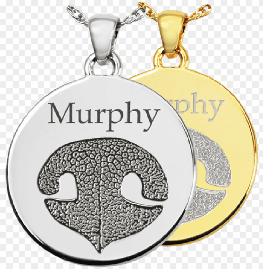 free PNG noseprint round sterling silver pet cremation necklace PNG image with transparent background PNG images transparent