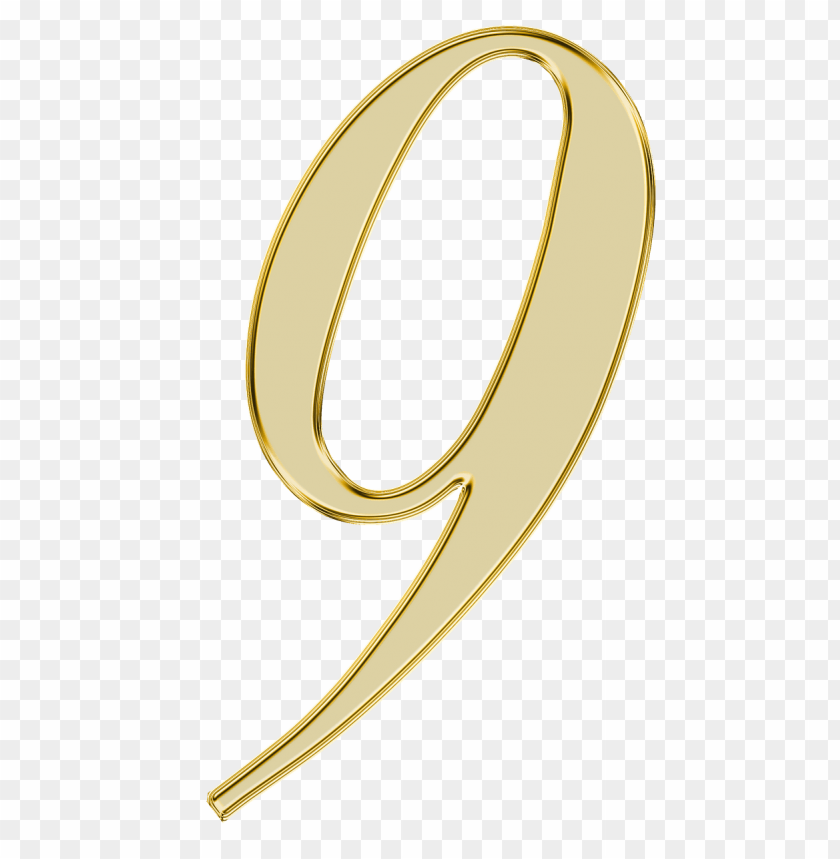 miscellaneous, numbers, number 9 golden, 