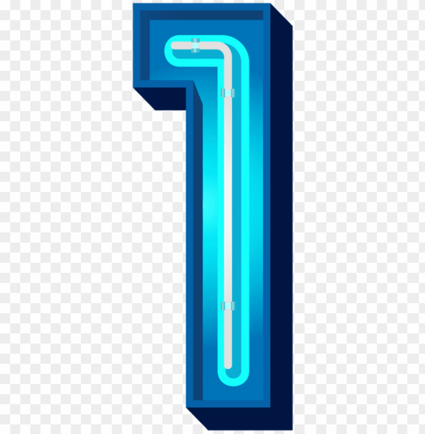 Download Number One Blue Neon Clipart Png Photo Toppng - roblox icon aesthetic blue neon