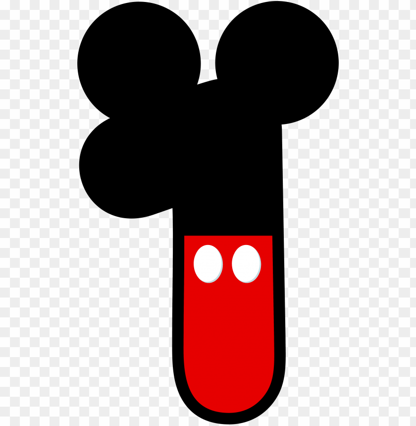 Numero 1 Mickey Mouse Png Image With Transparent Background Toppng