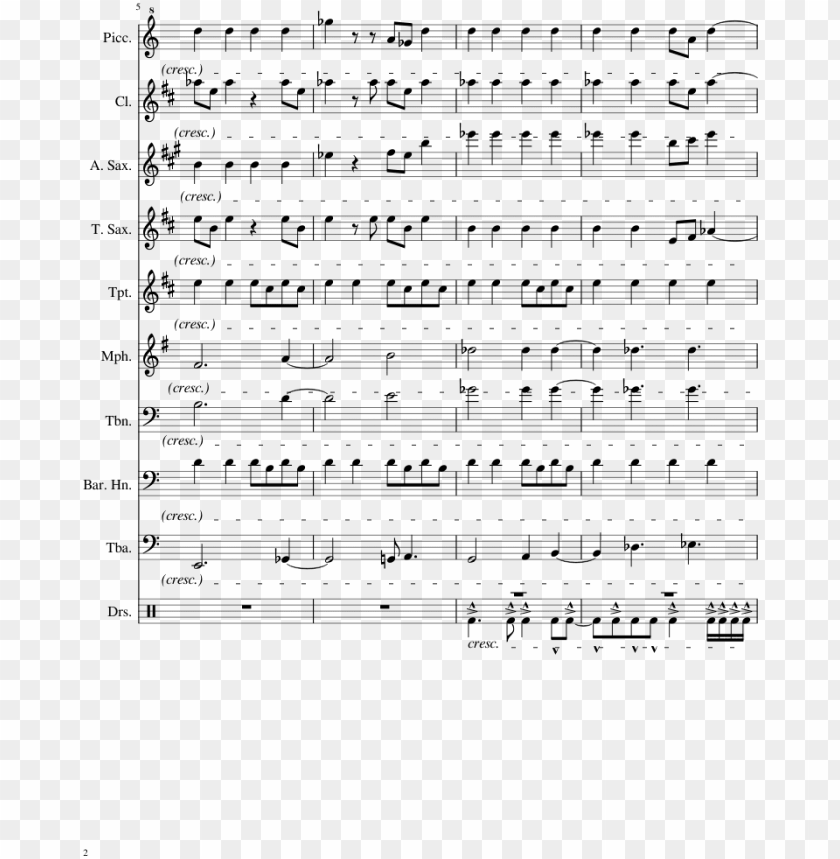 free PNG o problem sheet music composed by arr - drip too hard piano sheet music PNG image with transparent background PNG images transparent
