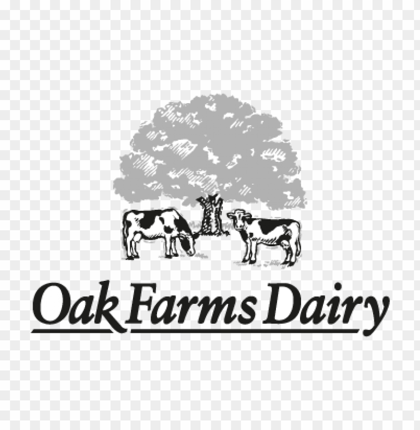  oak farms dairy vector logo free download - 464447