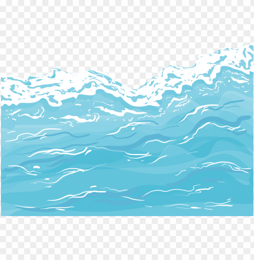 ocean wave cartoon PNG image with transparent background | TOPpng