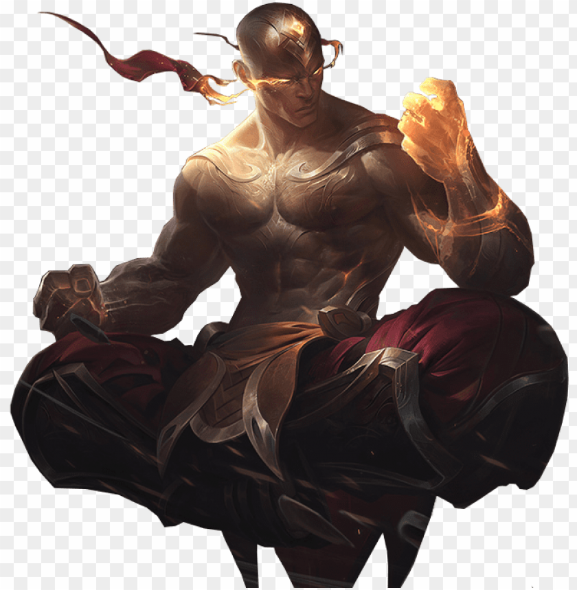 Od Fist Lee Sin Render League Of Legends By Uberwild Db37ldx Lee Sin Pu O De Dios Render PNG Image With Transparent Background@toppng.com