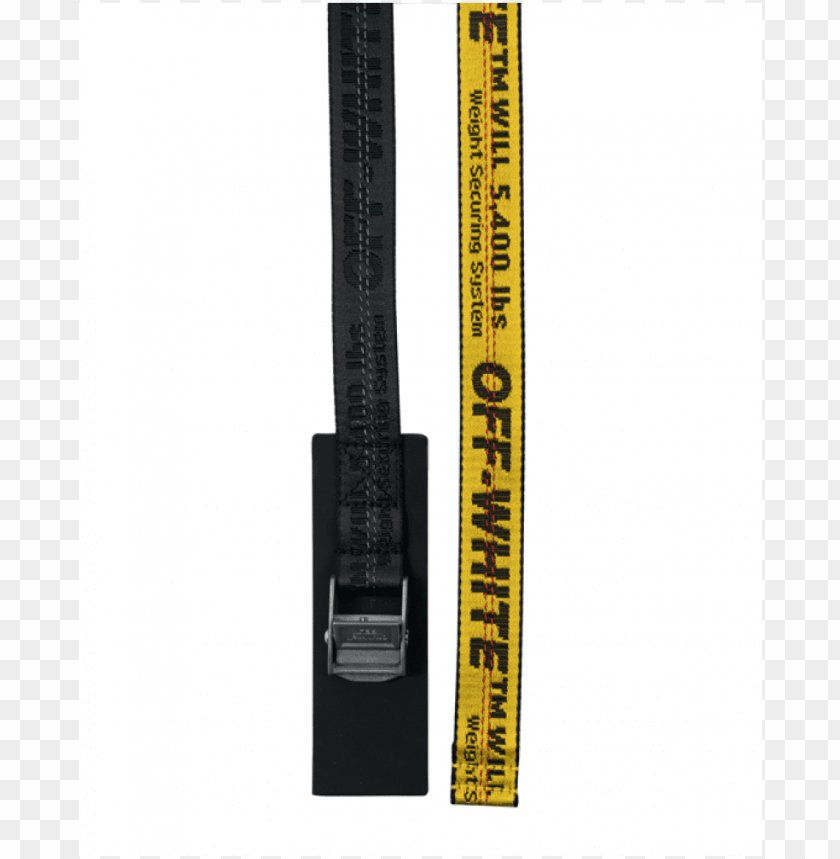 Off White Industrial Belt Png Image With Transparent Background