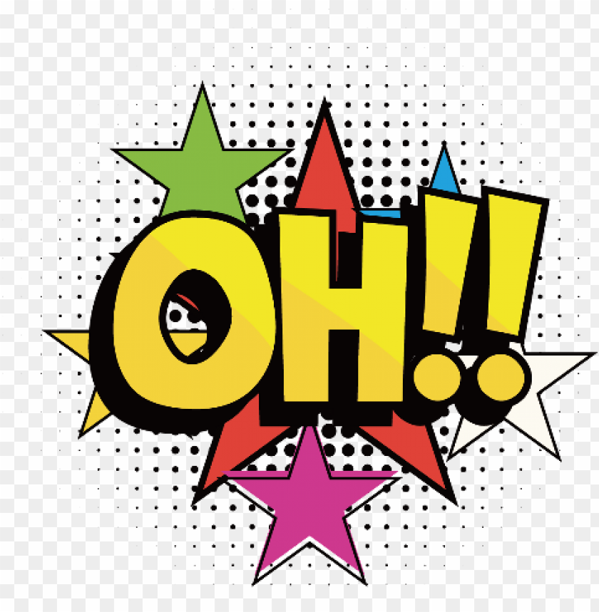 oh expression comic drawing cartoon effect vector PNG image with transparent background@toppng.com