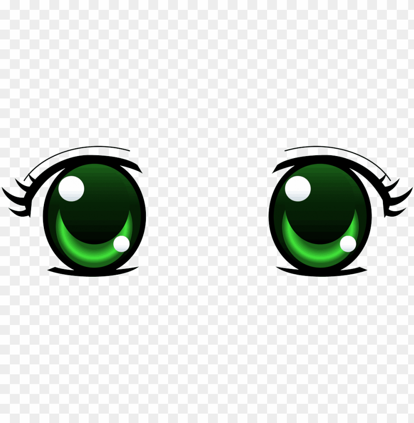 ojos kawaii verdes png - anime eyes female PNG image with transparent  background | TOPpng
