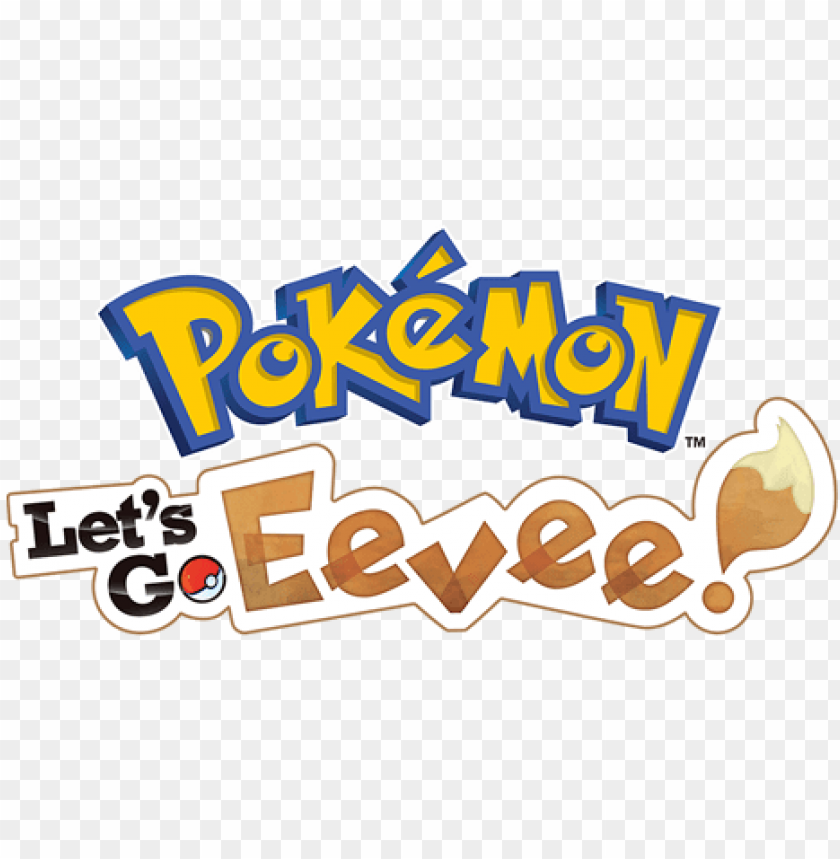 Okemon Lets Go Eevee - Pokemon Lets Go Pikachu Logo PNG Transparent Background