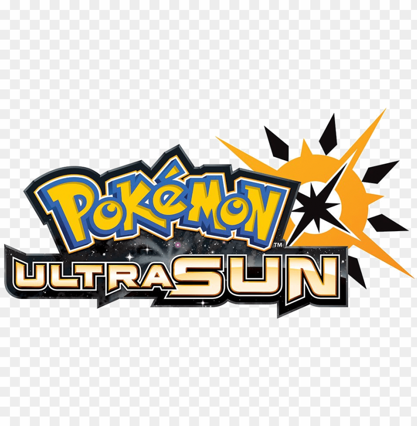 Ok&eacute;mon Ultra Sun English Logo - Nintendo Pokemon Ultra Su PNG Transparent Background