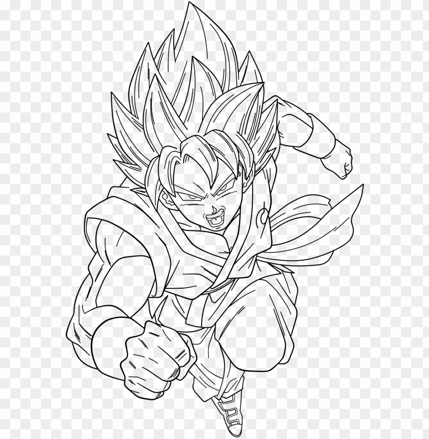 Oku Ssgss Drawing At Getdrawings Goku Super Saiyan God Super