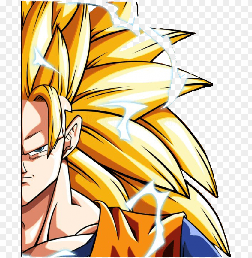 oku super saiyan 3 PNG transparent with Clear Background ID 303850