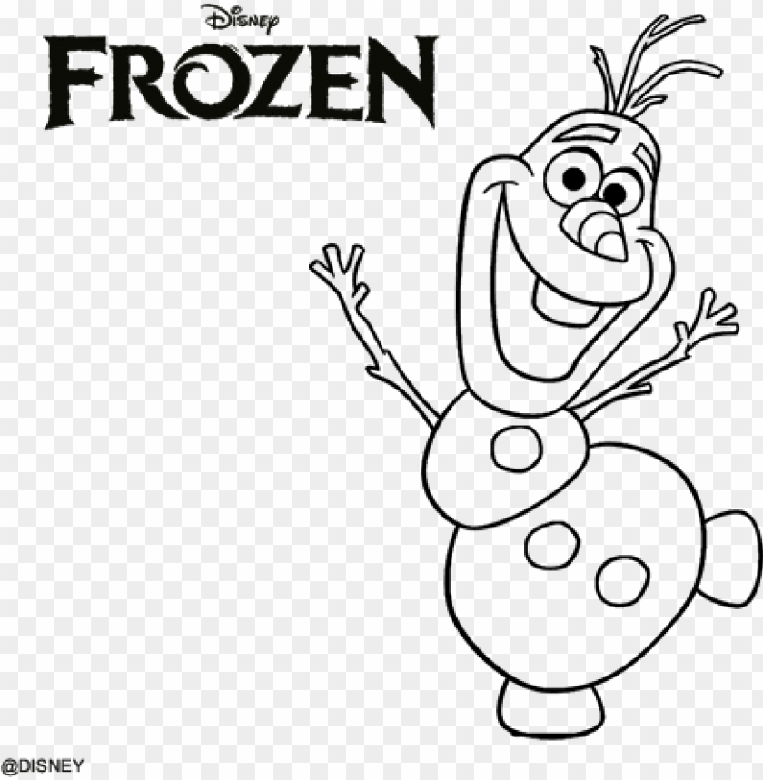 Olaf Frozen Para Colorir Png Image With Transparent Background