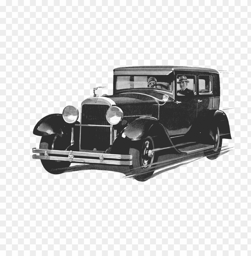 transport, cars, various cars, vintage, old black car drawing, 