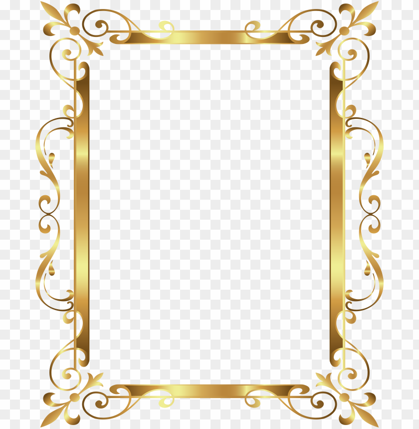 Gold Frame Border Vector 4139