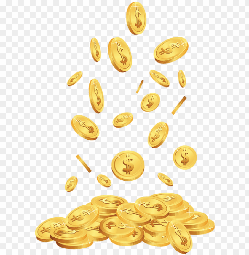 raining coins png