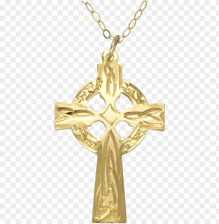 golden, ornament, jewelry, decorative, christian cross, tree, chain