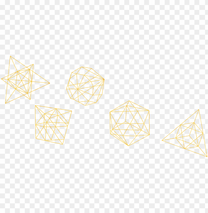 golden, geometric, vector design, concept, set, shapes, flower vector
