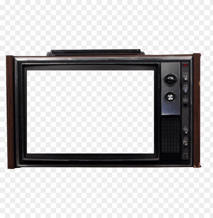 Transparent Background PNG Of Old Television - Image ID 17325