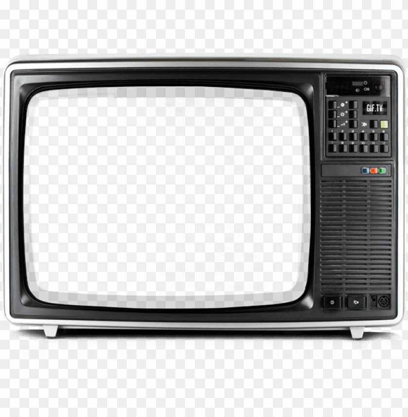 Transparent Background PNG Of Old Television - Image ID 17333