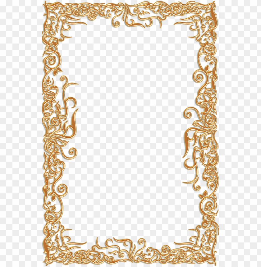 golden, certificate, retro, floral border, metal, decoration, vintage frame