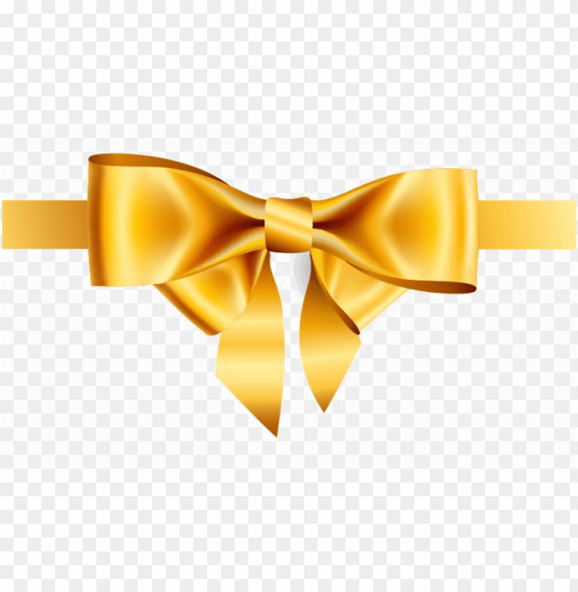 Gold Ribbon Bow PNG - Download Free & Premium Transparent Gold