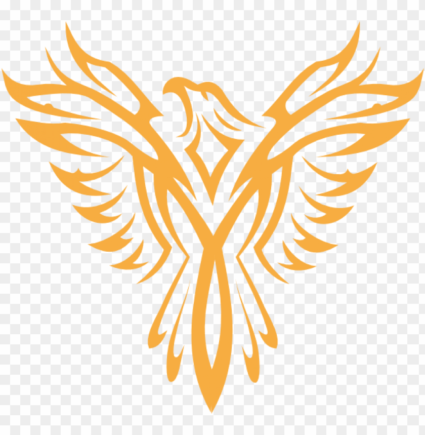 gold, banner, wings, logo, hawk, frame, eagle