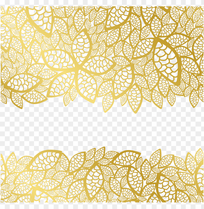 Olden Gold Pattern Patterns Floral Flowers Flower Textura Visual Hojas Png Image With Transparent Background Toppng