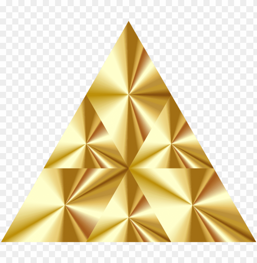 free PNG olden triangle pyramid geometry computer icons - gold triangle PNG image with transparent background PNG images transparent