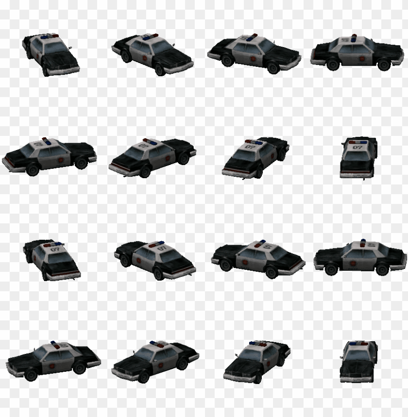olice car sprite sheet PNG transparent with Clear Background ID 249221