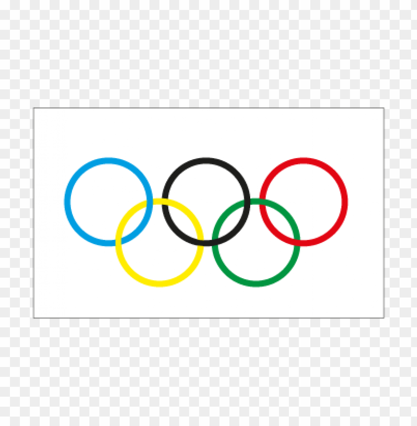  olympic flag vector logo free download - 464543