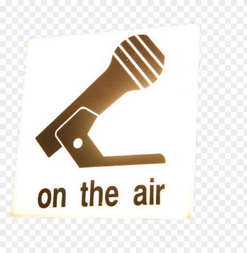 miscellaneous, on air signs, on the air microphone sign, 