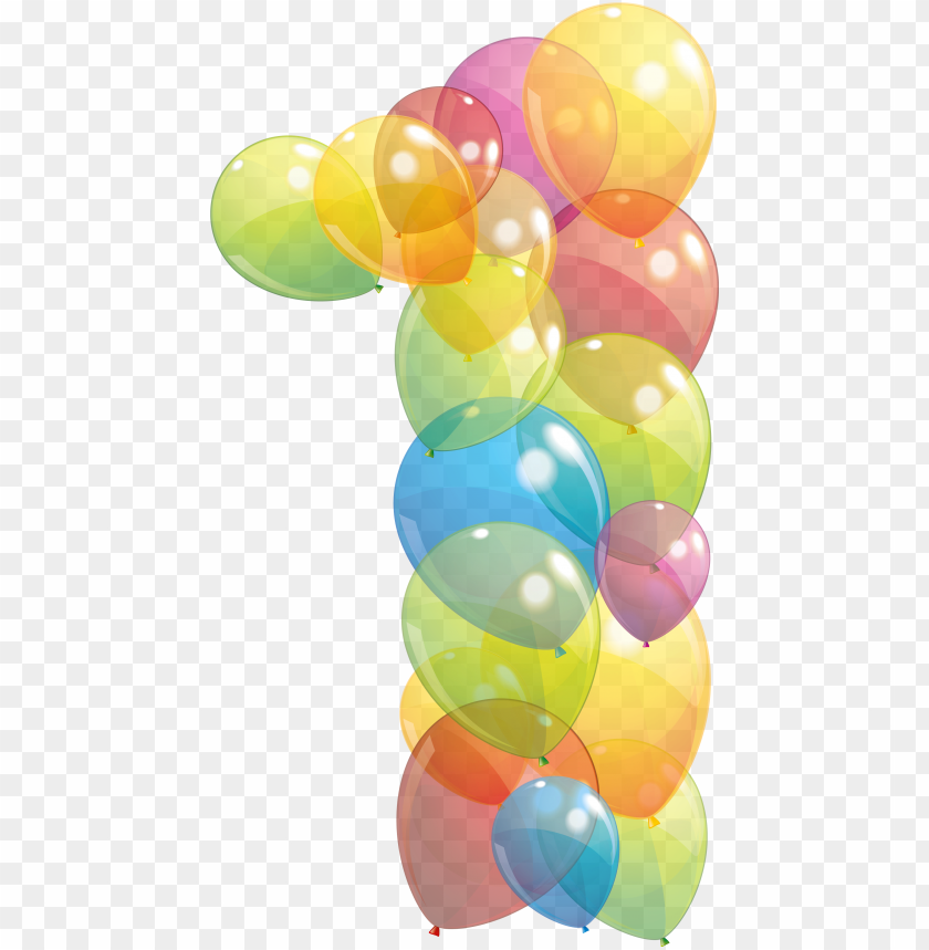 one number of balloons png image - balloon PNG image with transparent background@toppng.com