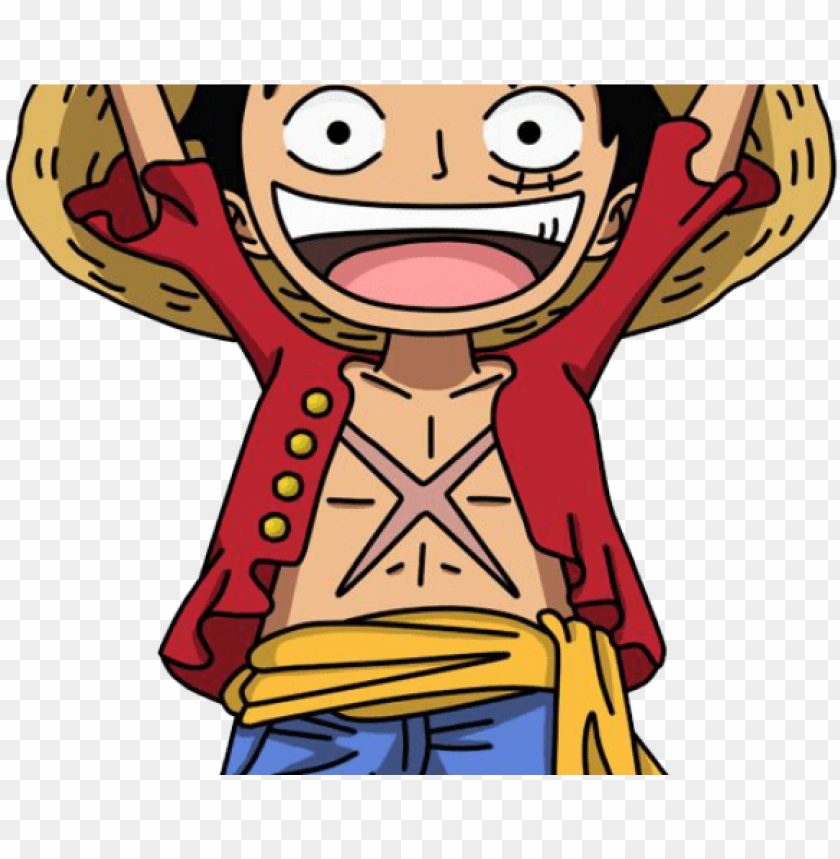 free PNG one piece clipart cute - one piece luffy cartoo PNG image with transparent background PNG images transparent