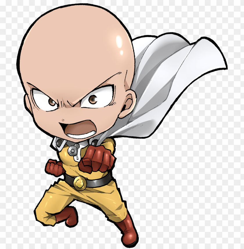 One Punch Man Saitama Wallpaper One Punch Man Chibi PNG Image With Transparent Background@toppng.com