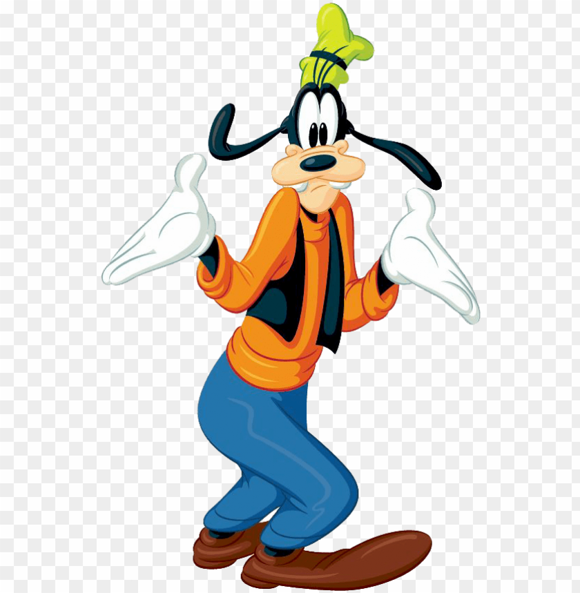 oofy shrug 2 disney addict, cartoon characters, minnie - goofy PNG image  with transparent background | TOPpng