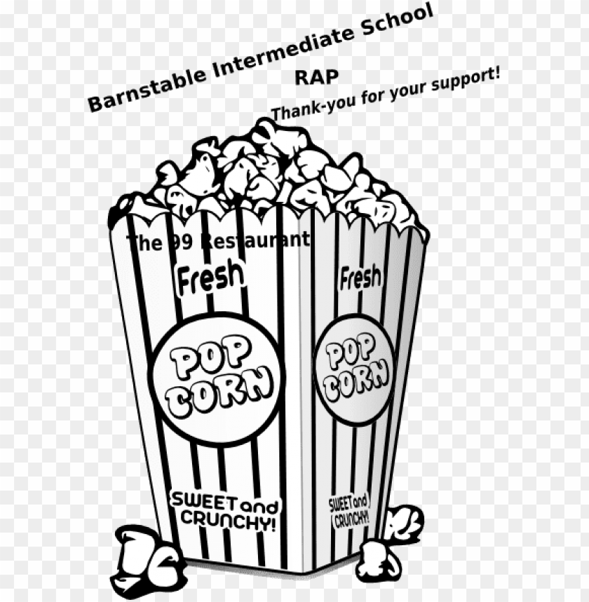 free PNG opcorn black and white popcorn clip art at vector - movie night popcorn clipart PNG image with transparent background PNG images transparent