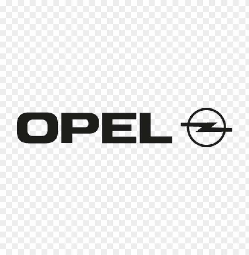  opel black vector logo free - 464552