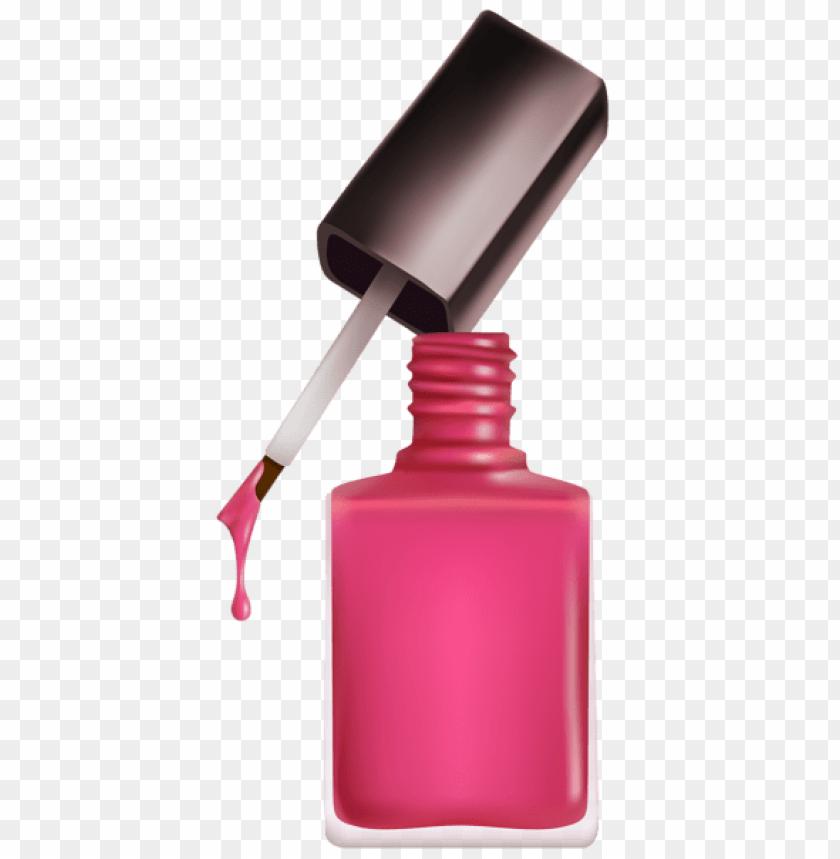 Open Pink Nail Polish Clipart Png Photo - 55277 | TOPpng