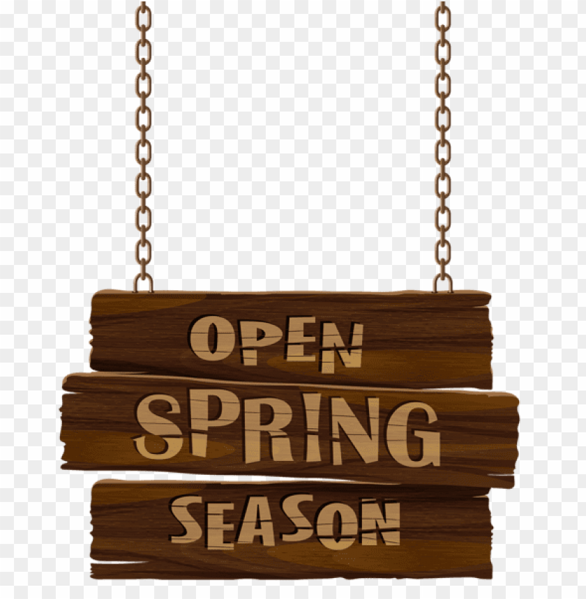 PNG image of open spring season sign transparent with a clear background - Image ID 47294