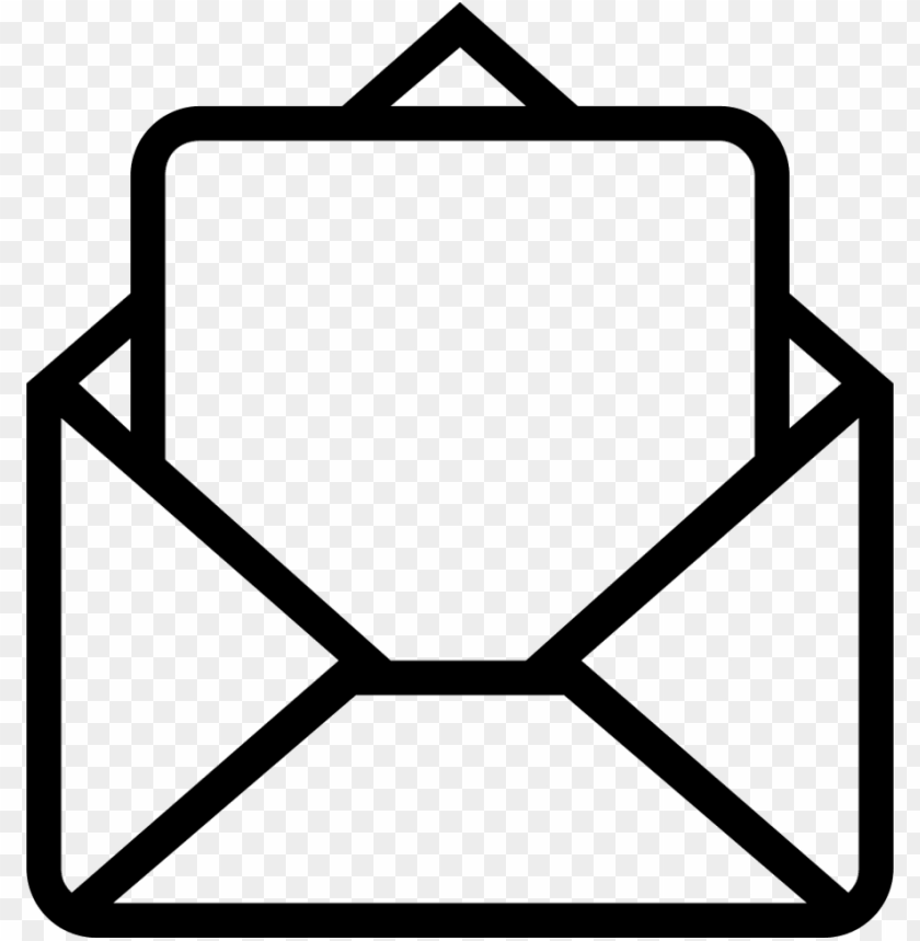 opened email icon PNG transparent with Clear Background ID 84669