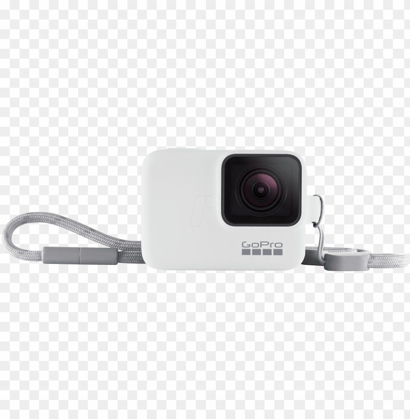 free PNG opro, sleeve and lanyard, white gopro acsst-002 - dusk white gopro hero 7 PNG image with transparent background PNG images transparent