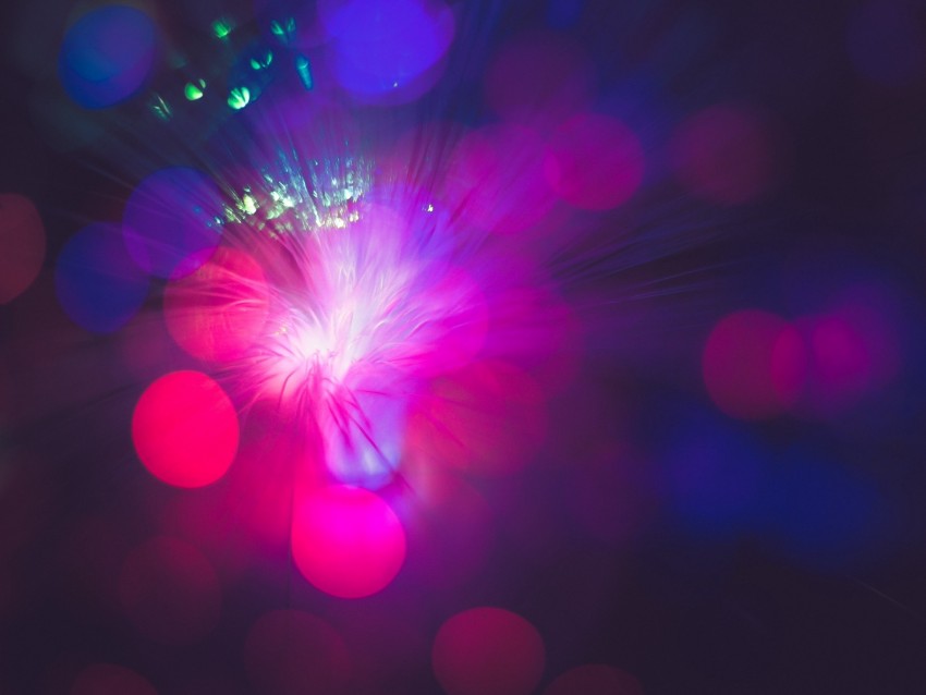 Optical Fiber Light Bright Glare Bokeh Blur Png - Free PNG Images