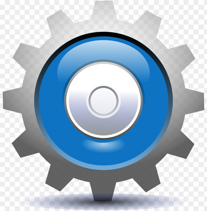 Options Settings Gear Icon Free PNG Image With Transparent Background