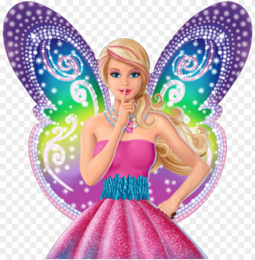 opular and trending girl stickers on picsart png princess barbie a fairy secret PNG transparent with Clear Background ID 196590