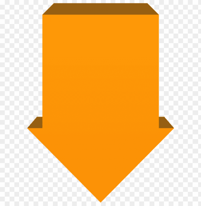 orange down arrows