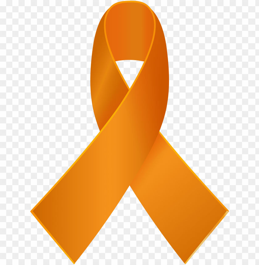 orange awareness ribbon png clip art orange awareness ribbon transparent PNG transparent with Clear Background ID 174365