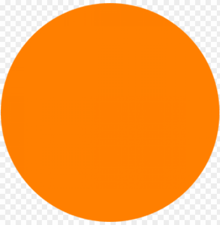 Orange Circle Png Image With Transparent Background Toppng