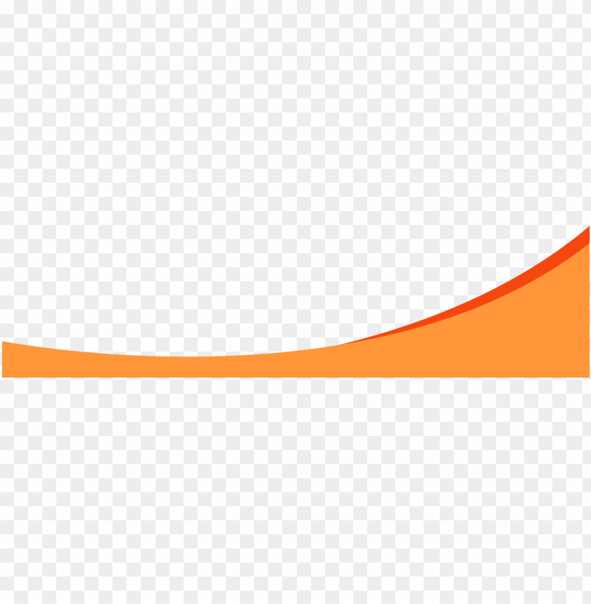 orange curve line PNG image with transparent background | TOPpng