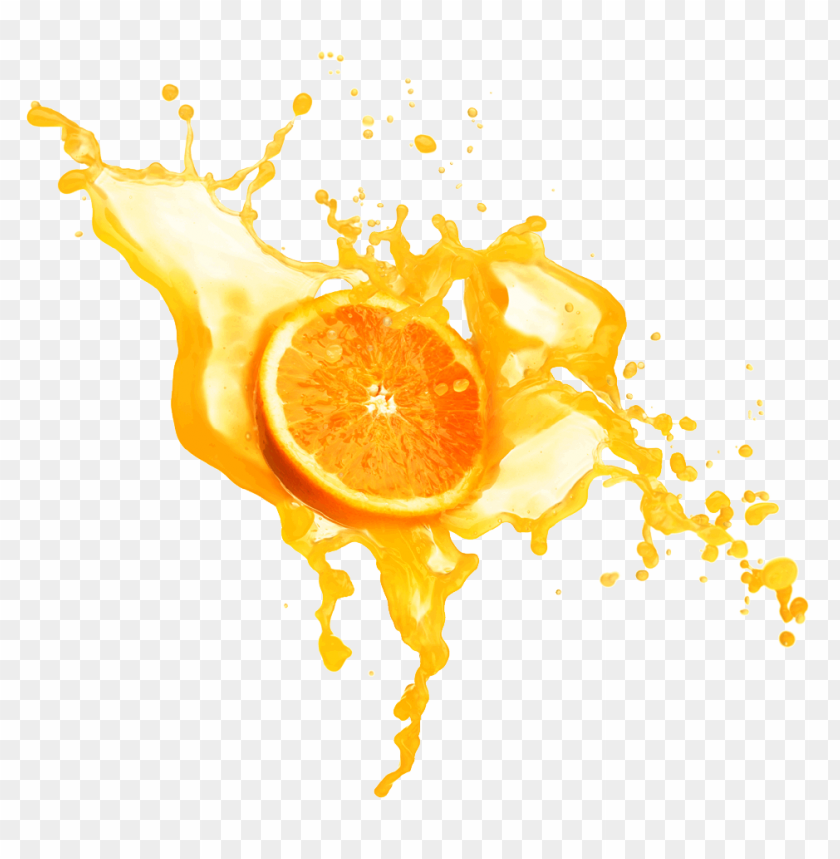 Download orange juice splashing png images background | TOPpng